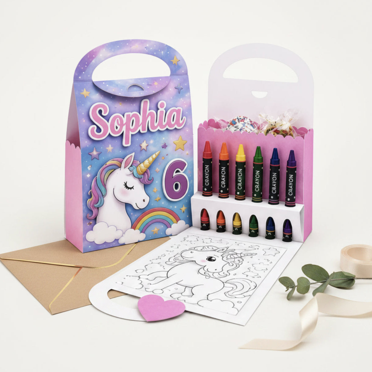 Crayon Party Favour Box